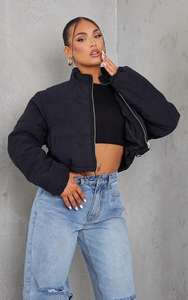 Vestes Manteaux à bulles d'air Manteau en duvet bouffant pour femmes Blouson bombardier d'hiver à manches longues personnalisé - Product Image 5