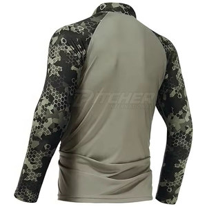 Haute qualité 100% Polyester Fishing Q Zip Shirt UPF 50 Eco Friendly Respirant Conçu pour le confort, la performance et le style - Product Image 5