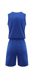 Ensemble de maillots de basket-ball pour hommes adultes, design personnalisé, respirant, logo imprimé par sublimation, uniforme d'entraînement de basket-ball uni - Product Image 6