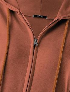 Demi-manches imprimées sur mesure pour hommes et femmes Hoodie-100 % coton brodé d'été - Product Image 3