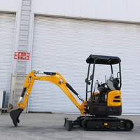 Mini-excavatrice ANTS de 2 tonnes (2000 kg) avec moteur Yanmar, certifiée CE/EPA, mini-excavatrice à benne arrière à vendre