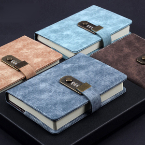 LABON Vintage Leather <strong>Lock</strong> Journal <strong>with</strong> Password Code A5 PU <strong>Notebook</strong> for Men Women Personal Diary Private Writing <strong>Notebook</strong> - Product Image 3