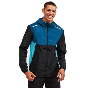 <b>Zip</b> <b>up</b> <b>Jacket</b> Color Block Stand Collar Vintage Windbreaker Nylon <b>Jacket</b> for Mens - Product Image 6