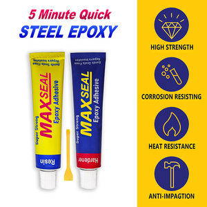 Adhesivo Epóxico de Acero Blanco y Negro de Fraguado Rápido de 5 Minutos Bonding Maxseal, Calidad Estándar, Fuerza de Adhesión Superior, Exportador - Product Image 2