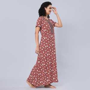 Evolove - Camisón Largo de Viscosa Liva Súper Suave y Cómodo para Mujer, con Botones y Bolsillo, para Uso Doméstico - Product Image 5