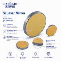 Réflecteur de direction de faisceau laser CO2 en silicium de 9,2 à 9,7 µm pour le marquage de films PET, la découpe et le codage du papier