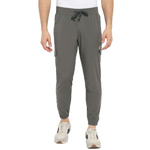 Pantalons de survêtement élastiques pour hommes pour la course à pied, le jogging, la salle de sport, l'entraînement physique, décontractés, en plein air, taille mi-haute - Product Image 1