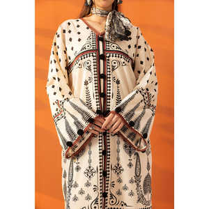 Traje Casual de Verano de 2 Piezas con Diseño Estampado y Decoración de Botones, Modelo TL-62010 - Product Image 1