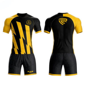 Ensembles d'uniformes tendance de maillots de football impression par sublimation de conception personnalisée pour hommes - Product Image 5