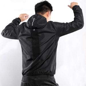 New Arrival 2025 Wholesale Men's <b>Winter</b> Windbreaker <b>Jacket</b> Hooded <b>Running</b> Outdoor <b>Jacket</b> Plus Size Zipper Cotton Print - Product Image 3