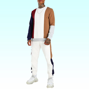 Logo personnalisé Nouveau design de haute qualité Survêtement pour hommes Vente en gros d'usine OEM STYLITE Pantalon de jogging à col rond sur mesure - Product Image 1