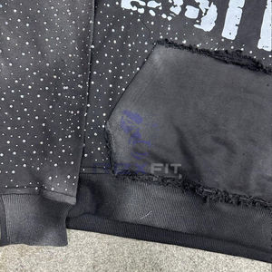 Sweat à capuche zippé pour hommes de Style professionnel Qualité supérieure 100% coton Fabriqué en usine Puff Imprimé Prix pas cher Le plus demandé - Product Image 4