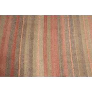 Tapis turc vintage, tapis Kilim 3,1x9,9 pieds, tapis rayé brun - Product Image 4