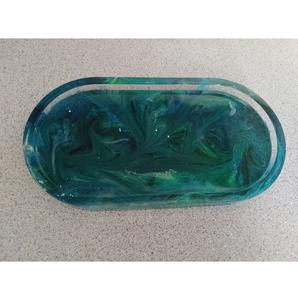 Plateau en résine pour un style de maison moderne et minimaliste, plateau de service pour gâteaux, jus et aliments, pour la maison, l'hôtel - Product Image 5