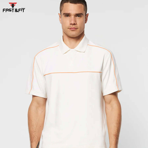 Polo de entrenamiento de manga corta hecho profesional, camiseta Polo, nuevo diseño, polos para hombre, polos de la mejor calidad para hombre - Product Image 2