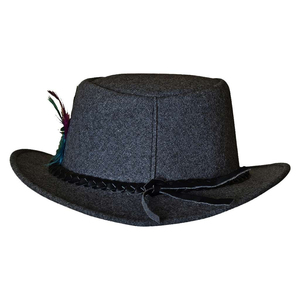 Sombrero y gorras bávaros hechos con tela de lana 100% personalizada, sombreros Stetson con estilo de vaquero con estampado de logotipo de calidad superior para uso en exteriores - Product Image 3