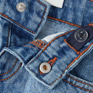 Pantalones cortos de mezclilla personalizables Vintage Summer Streetwear con logotipo bordado Diseño transpirable del fabricante - Product Image 3