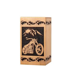 Urne en palissandre faite à la main pour les cendres humaines Arbre de vie Urne de crémation personnalisée pour grand - Product Image 3