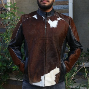 2025 vendedor superior para hombre chaqueta de pelo de vaca de cuero Original abrigo de invierno cálido transpirable High Street prendas de vestir exteriores chaquetas de pelo de vaca - Product Image 1