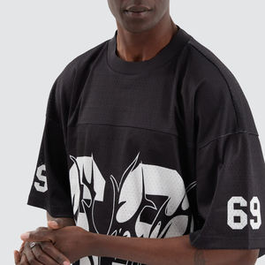 Chemises de supporters de football américain de sublimation au design personnalisé pour hommes 100% maillot de football unisexe en maille respirante en polyester - Product Image 4