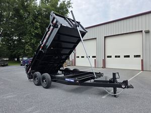 7′ X 14′ 14K HD Dump Trailer 3,955 lb. empty – 10,045 lb. payload 7,000 lb Spring Axles w/Electric Brakes - Product Image 5