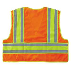 Chaleco de Seguridad Reflectante Fluorescente de Alta Visibilidad con Logotipo Personalizado, Ropa de Trabajo de Poliéster de Alta Visibilidad para Tráfico, Construcción y Seguridad - Product Image 3
