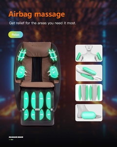 Nouveau fauteuil de massage zéro gravité, massage complet du corps par airbag, modes automatiques, lecteur de musique Bluetooth, adapté au bureau et à la maison - Product Image 4
