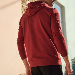 430g Vintage sweat à capuche lavé lourd Streetwear 100% coton tissu éponge français Double couche manches en gros personnalisé - Product Image 2