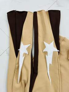 ชุดวอร์มพิมพ์ลายพัฟฟ์สไตล์ล่าสุดสำหรับผู้ชาย ผ้าฝ้ายฟลีซ 100% แบบยูนิเซ็กซ์ ขายส่ง กางเกงวอร์มทรงหลวมสำหรับผู้ชาย - Product Image 5