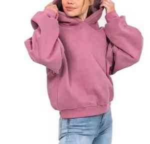 เสื้อฮู้ดผู้หญิงน้ำหนักเบาเปิดไหล่ตกแขนยาว, สินค้ามาใหม่สำหรับใส่กลางแจ้งเสื้อโค้ทผ้าคอตตอน100% - Product Image 3