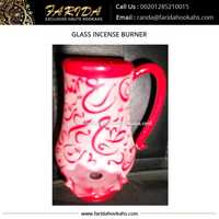 Brûleur à huile en verre soufflé à la main égyptien de haute qualité, gravé à l'or, 24 carats, four d'aromathérapie, design unique, emballage en coffret cadeau