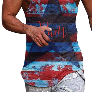 High Quality 100% Polyester Sublimated Tank Top For Men <b>Undershirt</b> Custom Design Color & Size Sublimation Men Tank Tops - Product Image 2