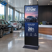 ZDHQ - Quiosco de Señalización Digital con Pantalla de 32 Pulgadas, Pantalla Publicitaria Android para Tiendas Minoristas