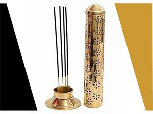 Mehak Impex soportes de incienso de Metal mejor precio decoración del hogar cristal Floral Ángel diseño latón incienso palo quemador para Halloween - Product Image 5