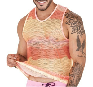 Hombres Fitness Tank Tops Alta calidad Correr Gimnasio Entrenamiento Deportes Sin mangas Malla Camiseta Transpirable - Product Image 5