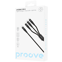 Kabel Proove Hydra 3 In1 Tipe-C + Micro USB
