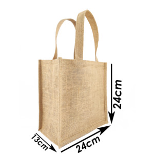 Bolsa de Yute Económica de Alta Calidad |   Bolsa de Compras Reutilizable para Hipermercado |   Impresión de Logotipo Personalizado Disponible - Product Image 5