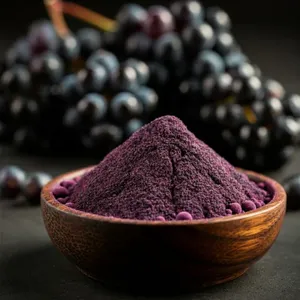 High Quality 100% Natural Dried Black Grapes Powder Bulk Packaging Food Grade Rich Resveratrol Antioxidants 12 Months <b>Shelf</b> Life - Product Image 5