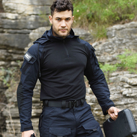 Uniforme de combat G3 pour hommes, camouflage imprimé, équipement de paintball avec genouillères pour l'entraînement en plein air et la chasse en hiver