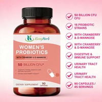Capsules de probiotiques certifiées GMP pour femmes 500 mg/800 mg pour la santé intime et intestinale