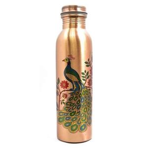 Portable <b>Copper</b> <b>Bottles</b> for Purified Water & Designed for People who Value Healthy Choices and Eco-friendly Alternative - Product Image 3
