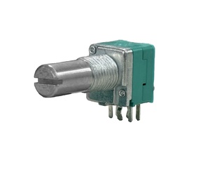 Resistencias Variables RD097, Potenciómetro Rotatorio con Eje de Extensión y Interruptor, 500K, Tolerancia del 20% - Product Image 1