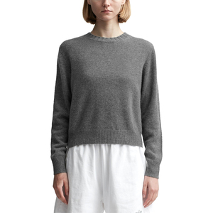 Femmes surdimensionné mode col rond hiver décontracté polaire tricoté pull pull cristal imprimé 100% coton ample demi col roulé - Product Image 5