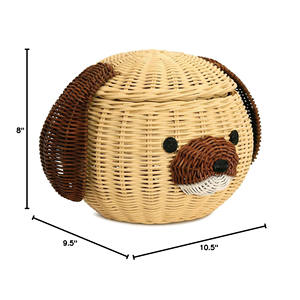 ชุดตะกร้าไม้ไผ่เก็บของมีฝาปิดตะกร้าจัดเก็บเสื้อผ้าแบบยืดหยุ่นเป็นมิตรกับสิ่งแวดล้อมทำด้วยมือ - Product Image 4