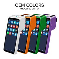 Terminal de point de vente (TPV) mobile Android 16 SUNTEK SM6 4G LTE Bluetooth 6,56'' avec double SIM, lecteur de codes-barres NFC, imprimante thermique et batterie 3400 mAh