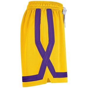 Short de basket-ball en maille de polyester de haute qualité pour hommes, double couche respirante, avec techniques imprimées grande taille, vente en gros personnalisée - Product Image 5