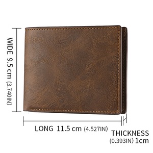 Petit portefeuille en cuir avec porte-monnaie - Product Image 3