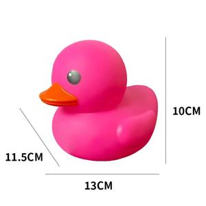 Nuevo diseño bebé vinilo PVC Animal baño pato juguetes logotipo personalizado surtido <span class=keywords><strong>5</strong></span> pulgadas grandes <span class=keywords><strong>patos</strong></span> de goma para regalos promocionales de negocios Juguetes - Product Image 6