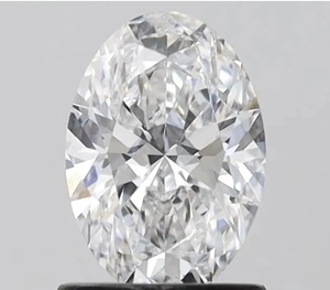 Diamant de laboratoire cultivé CVD de 1,00 carat, couleur D, clarté VVS-VS, certifié IGI, ovale brillant, en vrac, vente en gros - Product Image 1
