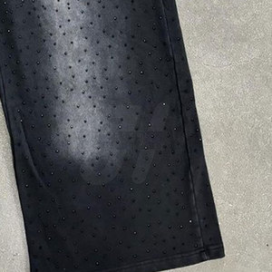 Pantalones de diamantes de imitación para hombre de alta calidad último estilo diseño personalizado con patrón recto servicios OEM para adultos - Product Image 6
